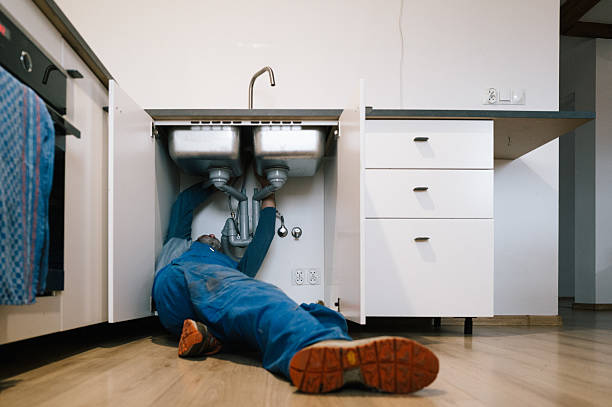 Professional Plumbing technician working in Stuarts Draft, VA